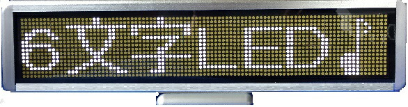 6文字白【6-DDM-W/LED/室内用】/新品 文字が流れるLEDボード★電光掲示板★電飾看板★卓上タイプ★デジボ