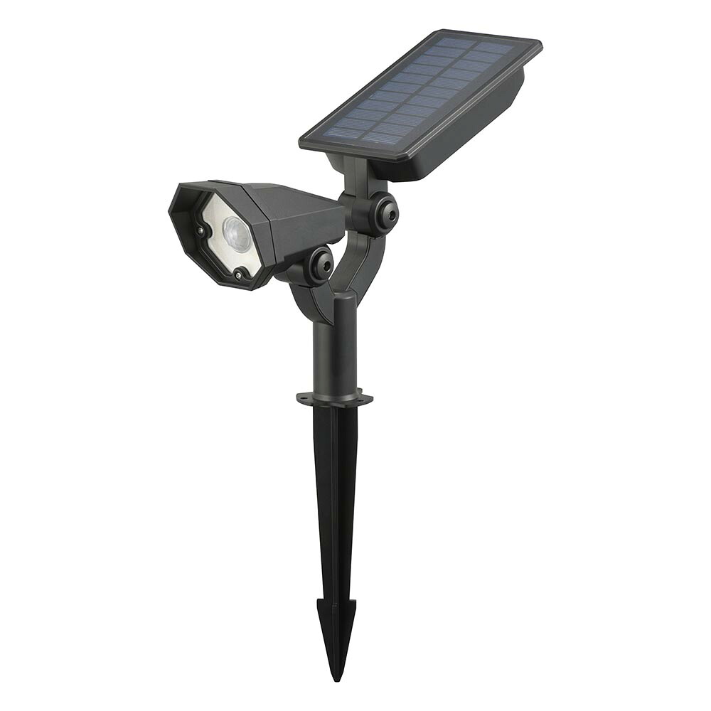 (オーム電機)庭園ともし火 ＬＥＤ運動場灯 4本組（ソーラー印字機/明暗・人感検出器付/250 ルーメン/明るさ2座標軸/雨合羽IPX4 防まつ形）4本仕掛けるでのお届け