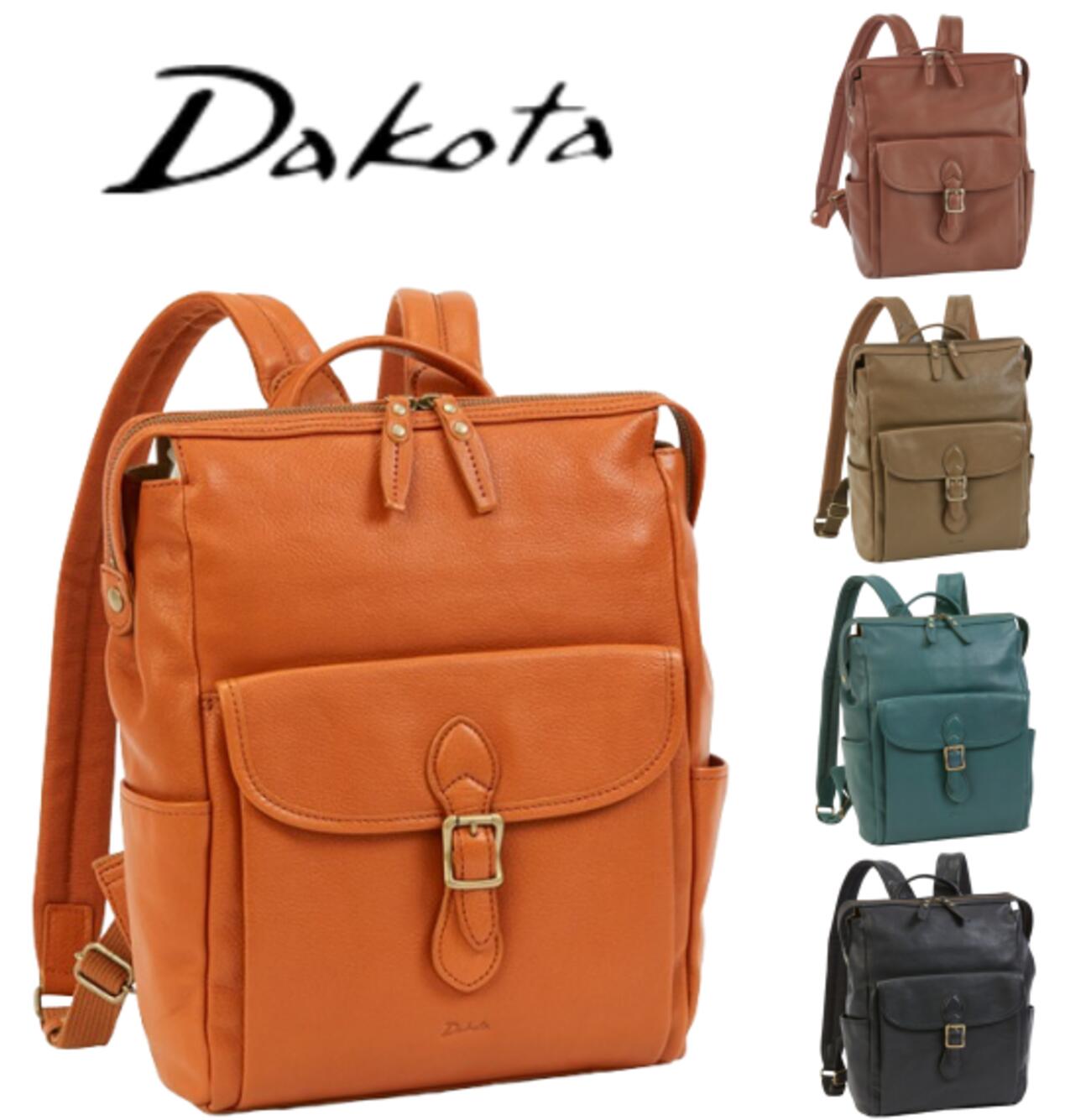 ダコタ dakota リュック Dakota ファレル 本革 革 やぎ革 レザー リュックサック バックパック 1034244 バッグ 通勤 レディース A4 小さめ