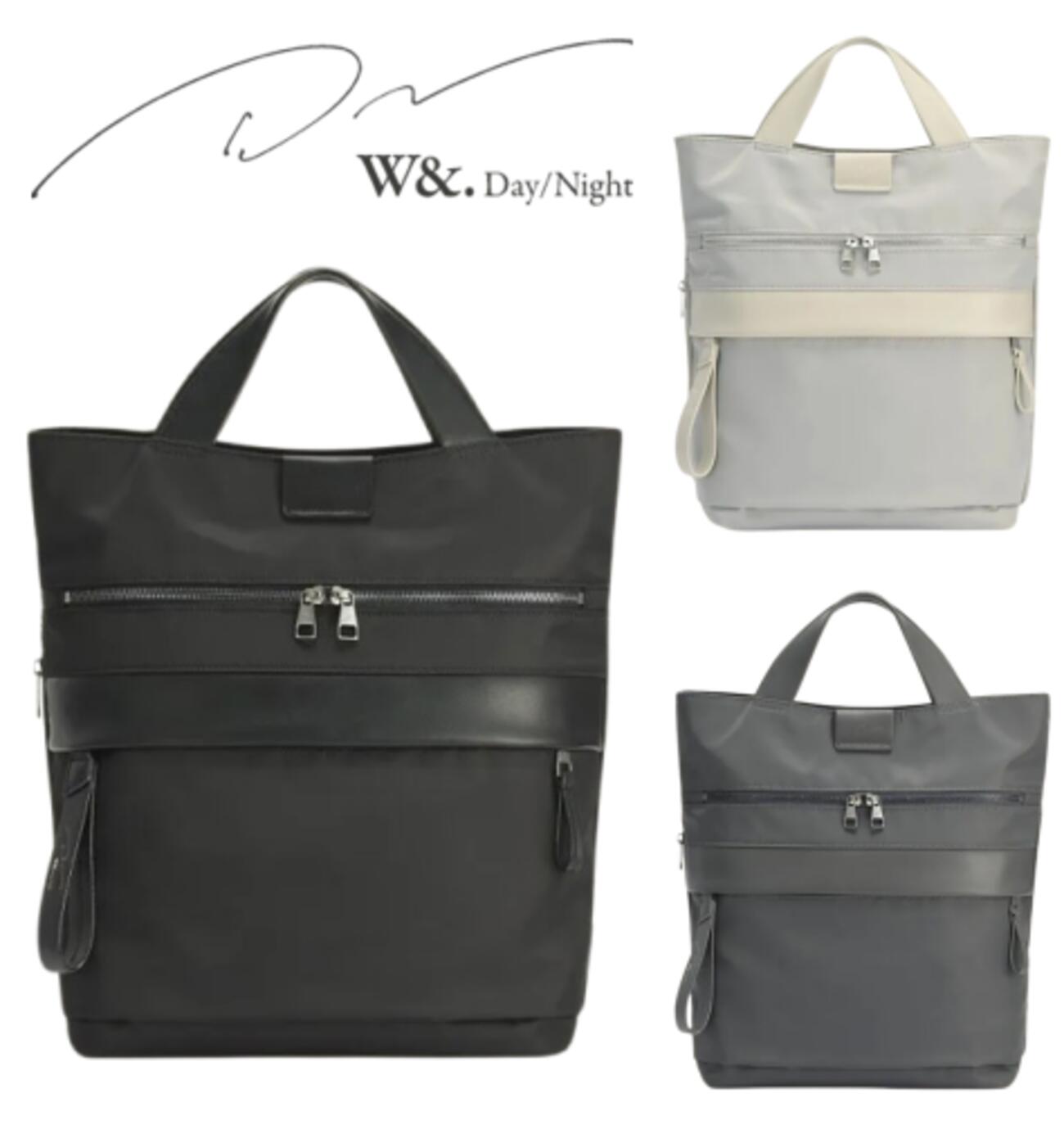 W&.Day/Night サクテ 2WAYリュック A4サイズ 13.3インチPC収納 19021