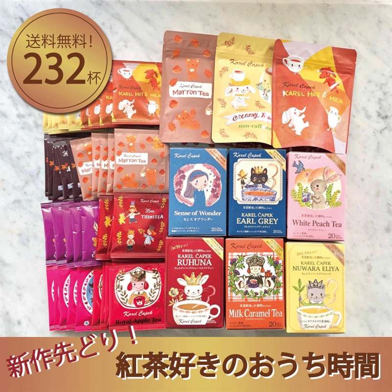 数量限定 紅茶 たっぷり232杯分 21 Off相当 紅茶 日本茶 ハーブ 水出し 秋 数量限定 通販限定 カレルチャペック紅茶店 お得 おうち時間 先行販売 新作 秋 ルイボスティー ミルクティー スペシャルセット Novix Com