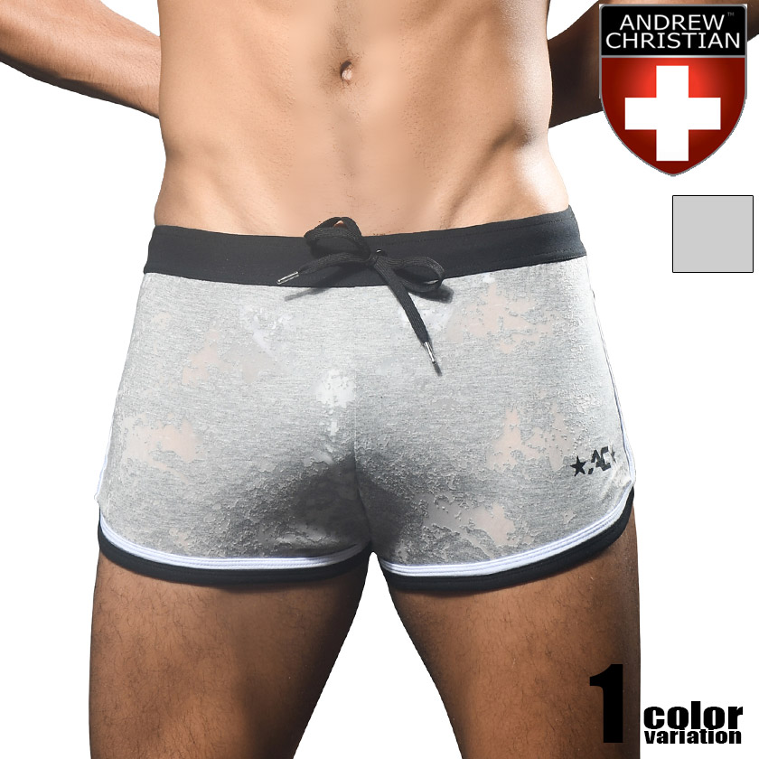 AndrewChristian/アンドリュークリスチャン Energy Burnout Shorts バーンアウト ショートパンツ ショートデニム メンズ ボトムス 1分丈 ソフト