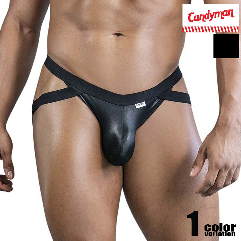 CandyMan/キャンディーマン Crisscross Thongs 立体縫製 バンド 男性下着　メンズ パンツ Tバック セクシー