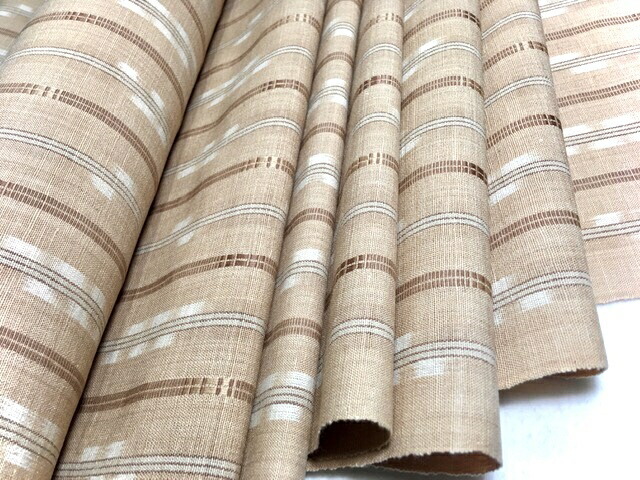 ★着物10★ 1円 逸品!! 木綿 反物 作州絣 井絣 堅牢染 [同梱可] ☆☆☆☆ 一乗木綿０９ 井桁絣と十字絣 - 木綿着物・ウール着物・麻着物の通販