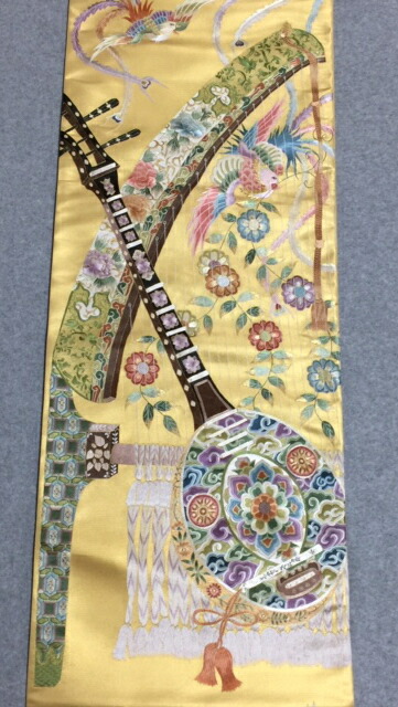 袋帯　蘇州刺繍　未仕立て 楽天市場】【蘇州刺繍入】未仕立て 袋帯【新古品・未使用品