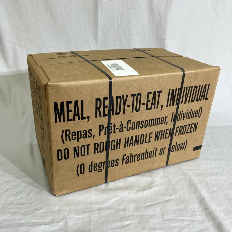 ミリタリー MRE レーション ケース A 2025年10月賞味期限 米軍 ミリタリー MRE レーション ケース A 2025年10月賞味期限