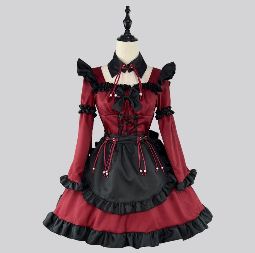 楽天市場】漢風 メイド服 中華風 ロリータワンピース 中華風