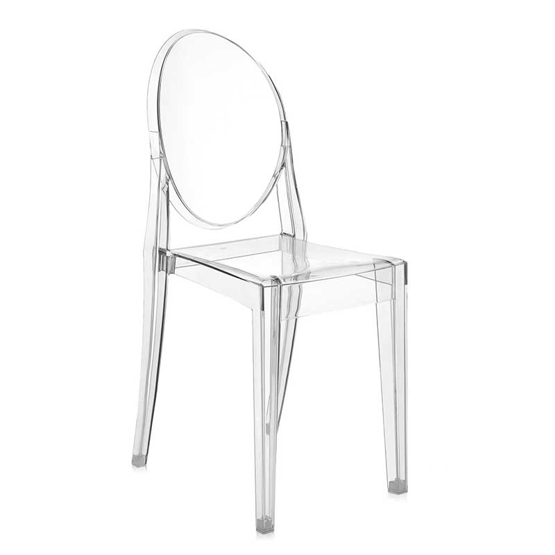 速くおよび自由な カルテル Kartell ルイゴースト チェア クリア - ダイニングチェア