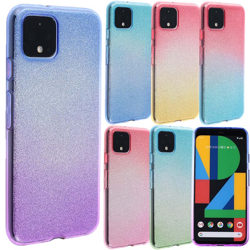 楽天市場 Pixel4 ケース グラデーション ラメ シンプル Google Pixel 4 透明 クリア 保護 カバー 衝撃 ソフトケース 吸収 グーグル ピクセル ピクセル4 スマホケース ケータイケース ケータイカバー スマホカバー かわいい 携帯カバー 携帯ケース Karutz