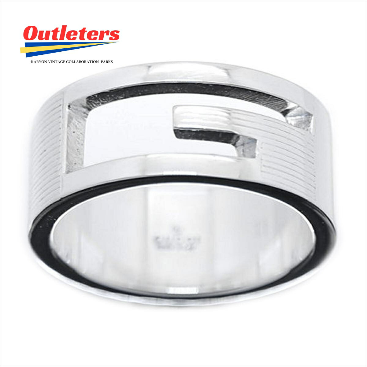 楽天市場】グッチ オープン スクエア リング・指輪 シルバー