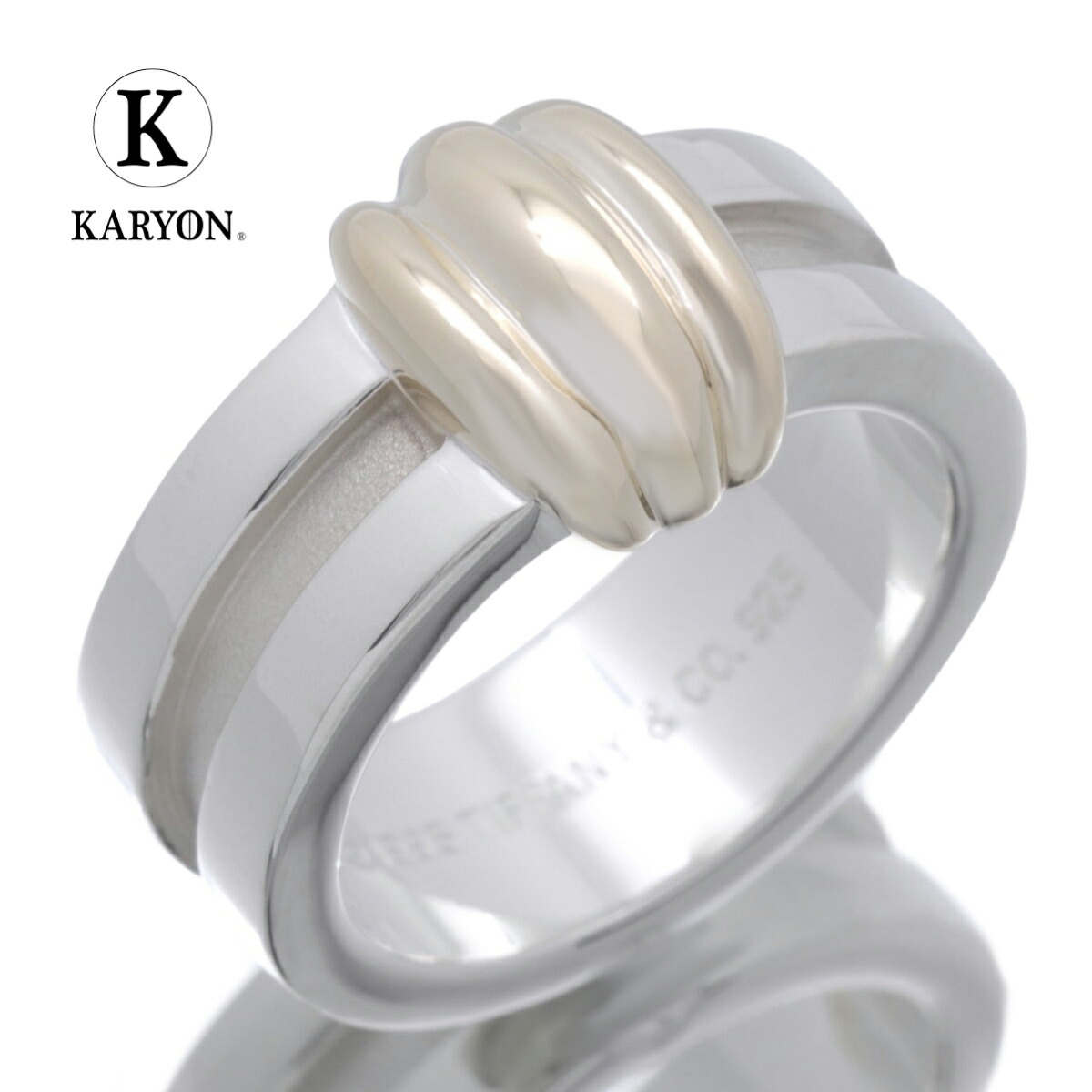 ★SALE★【ティファニー】グルーブド　コンビ　３ロウ　リング　８号　2141 楽天市場】ティファニー TIFFANY & Co. グルーブド ウィズ 3ロウ