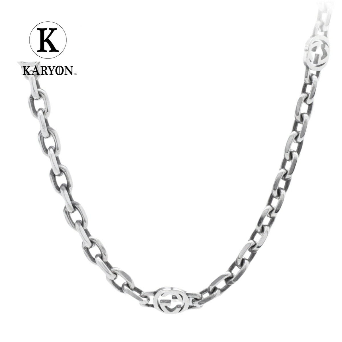 GUCCI 新品同様品　60センチ　アンカーネックレス　付属品付き　マーモント GUCCI 新品同様品 60センチ アンカーネックレス 付属品付き マーモント