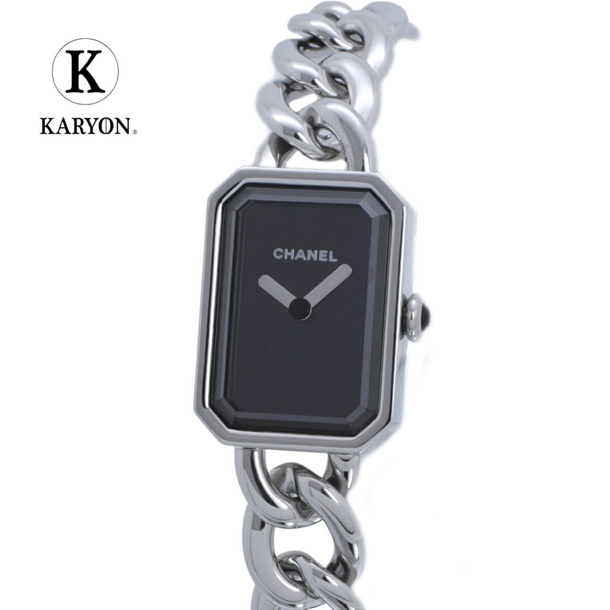 【ギフト品質】シャネル CHANEL 腕時計 プルミエール スモールモデル レディース 女性 彼女 妻 ブラック 黒文字盤 クオーツ SS H3248 現行品 誕生日 記念日 プレゼント ギフト 20代 30代 40代 50代【動画】【中古】