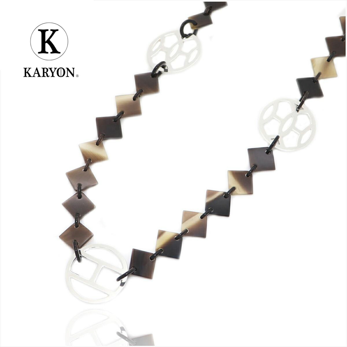 楽天市場】エルメス バッファローホーン ネックレス アミュレット GM