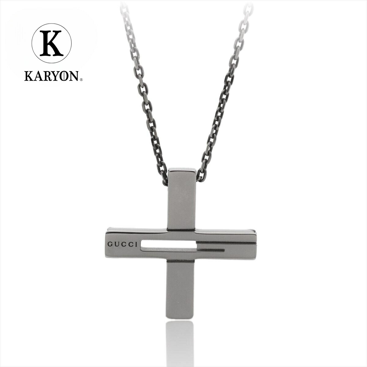 楽天市場】【10%OFF】 グッチ ネックレス カットアウト Gクロス ロゴ