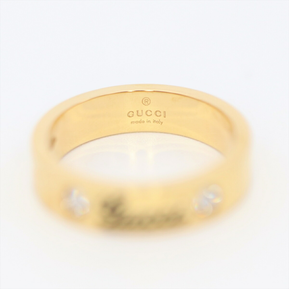 グッチ GUCCI リング 指輪 アイコン プリントリング 2P ダイヤモンド