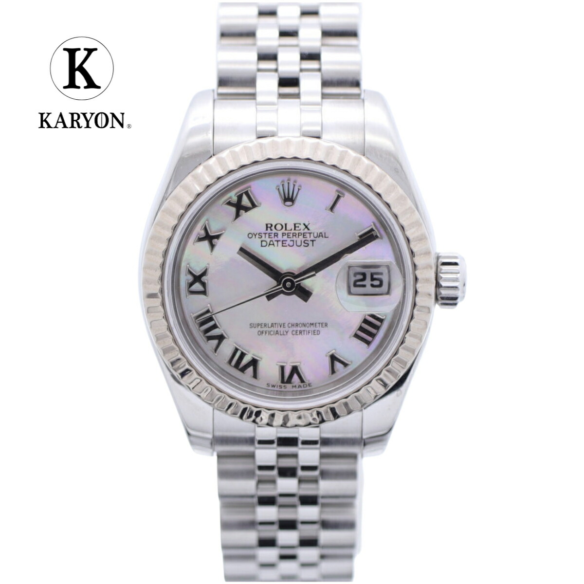 憧れ レディース サステナブル ギフト品質 ロレックス Rolex 腕時計 1015 nr 自動巻き K18wg Ss ピンクシェル文字盤 デイトジャスト 3 Hamrahtrader Com