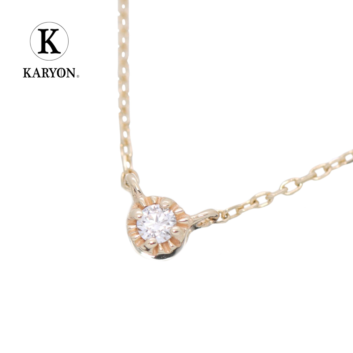 【ギフト品質】エテ ete ネックレス 1Pダイヤ K10YG イエローゴールド 0.02ct レディース 女性 彼女 妻 誕生日 記念日 プレゼント ギフト 20代 30代 40代 50代 【動画】【中古】｜KARYON-セレクトギフトショップ- 28,860円