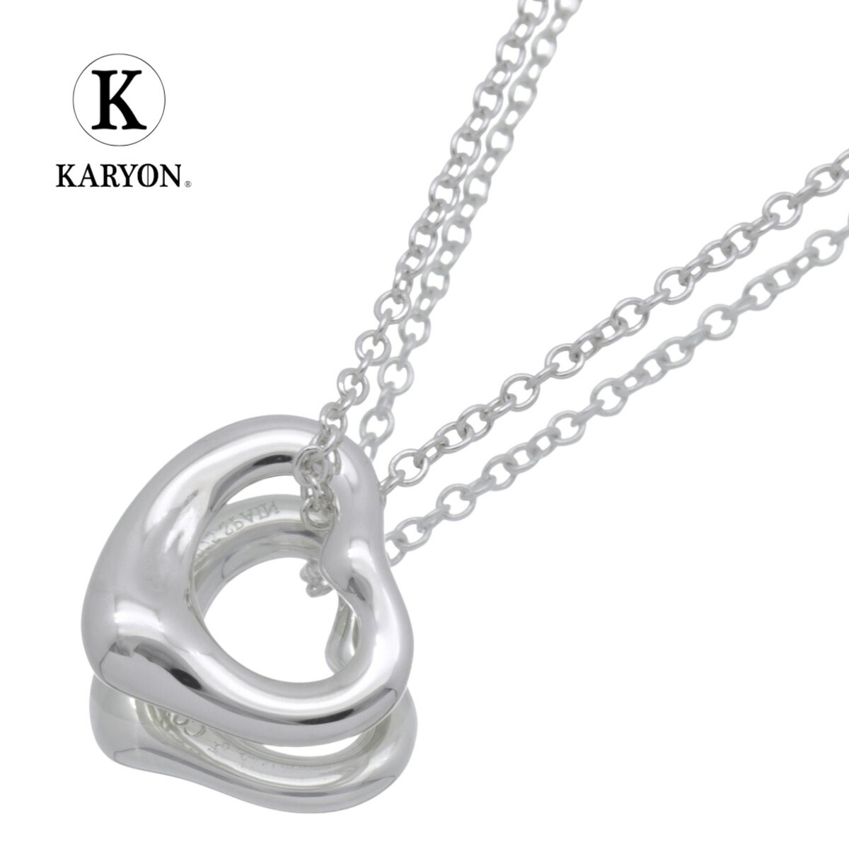 新品同様 ティファニー ネックレス オープンハート 現行 ケース付き 証明書付き 180525-2-0.jpg