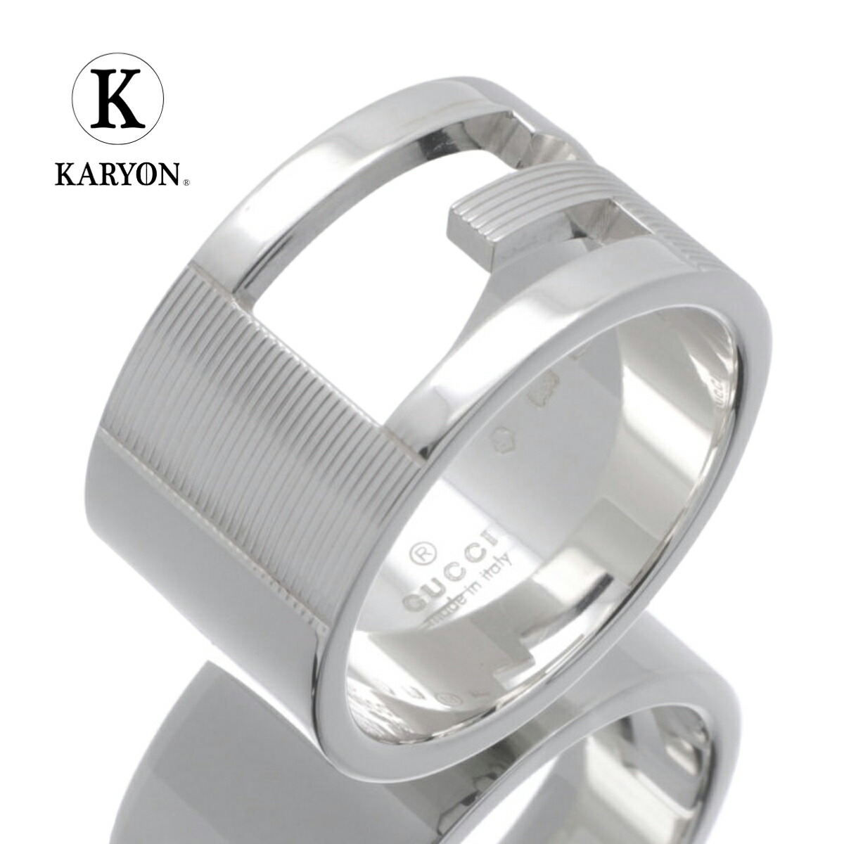 楽天市場】【ギフト品質】グッチ GUCCI リング 指輪 カットアウトG GG