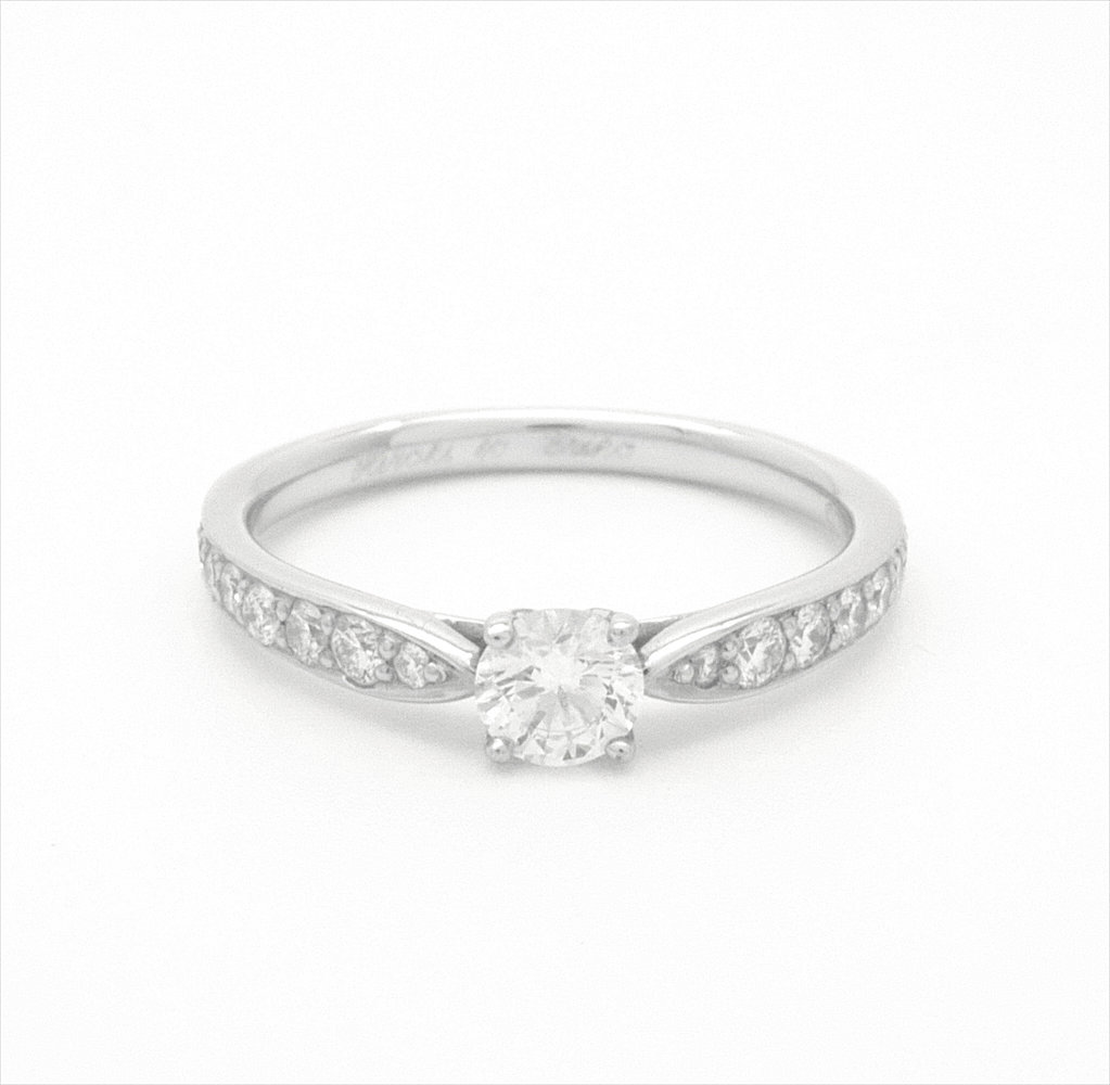 【楽天市場】【ギフト品質】ティファニー Tiffany&Co エンゲージリング 婚約指輪 ハーモニー ビーズセッティング ダイヤモンド 0