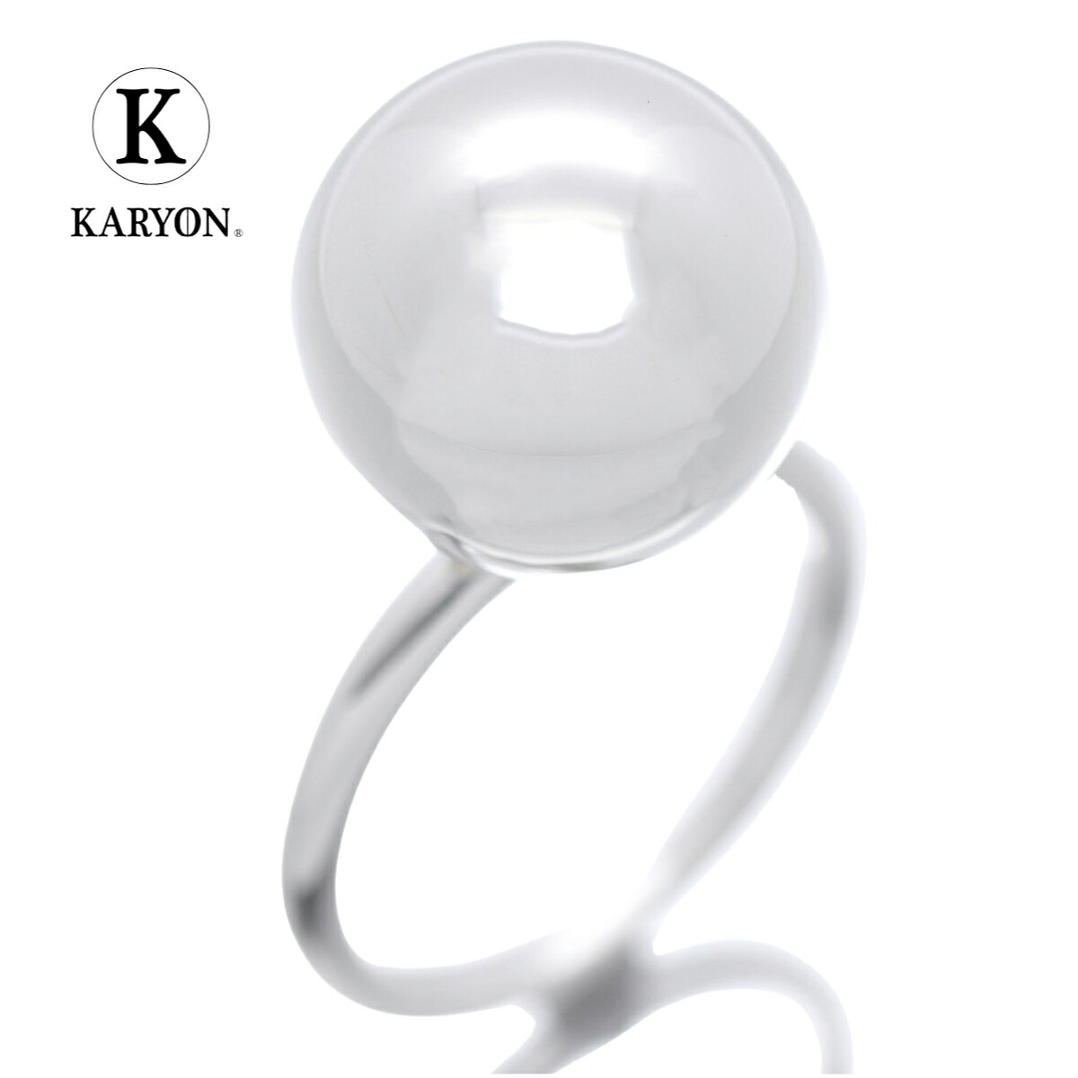 新品同様 ティファニー リング ハードウェア ボール 8号 シルバー925 TIFFANY&Co. ティファニー シルバー925 ハードウェア ボール