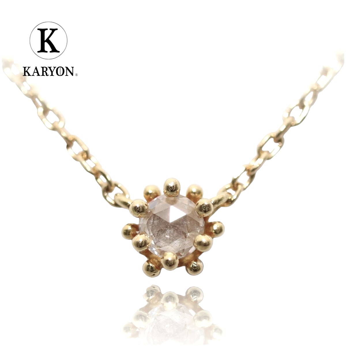 【ギフト品質】アガット agete ネックレス クラウン 1P ダイヤモンド18金 K18YG イエローゴールド 0.02ct ジュエリー アクセサリー 誕生日 記念日 プレゼント ギフト 20代 30代 40代 50代【中古】