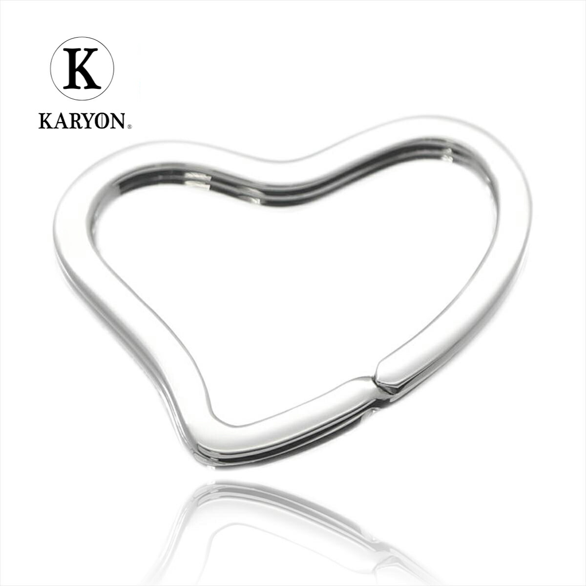 TIFFANY&CO.オープンハートキーリング　チャーム　シルバー TIFFANY & Co ティファニー キーリング キーホルダー チャーム