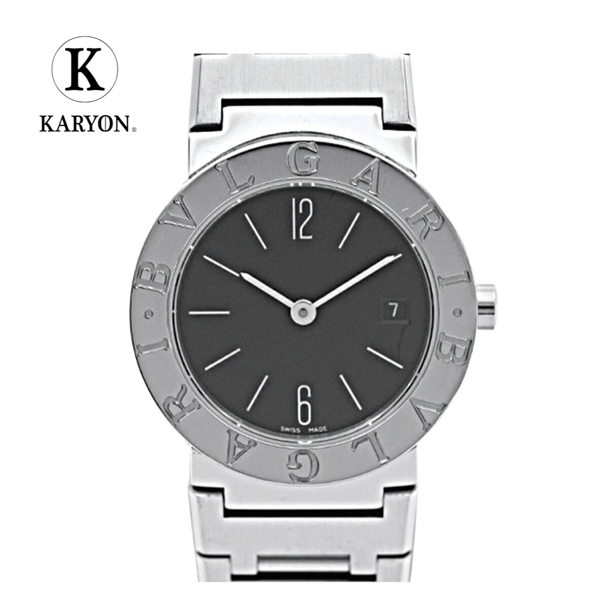 【ギフト品質】ブルガリ BVLGARI レディース 女性 彼女 妻 ブルガリブルガリ ステンレススチール 文字盤 腕時計 クオーツ 電池式 BB26SS 誕生日 記念日 プレゼント ギフト 20代 30代 40代 50代【中古】