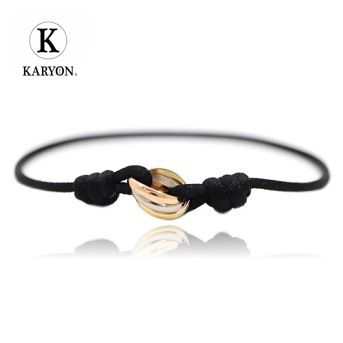 楽天市場】カルティエ Cartier トリニティブレスレット K18 箱保 替え