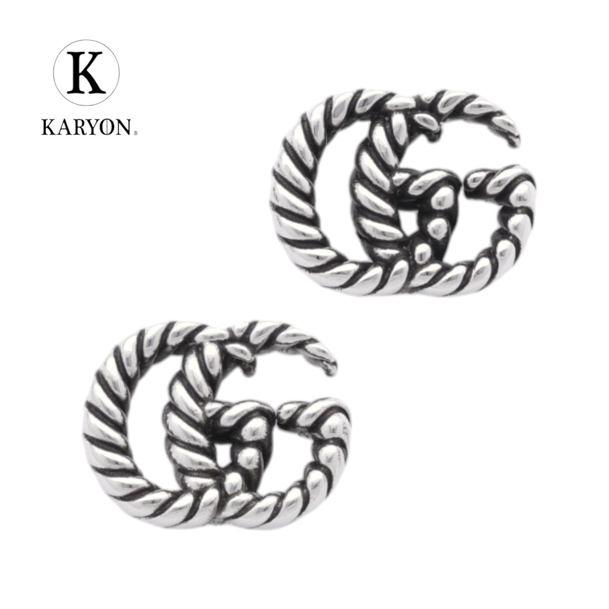 GUCCI シルバースタッズピアス 8034673439-1.jpg