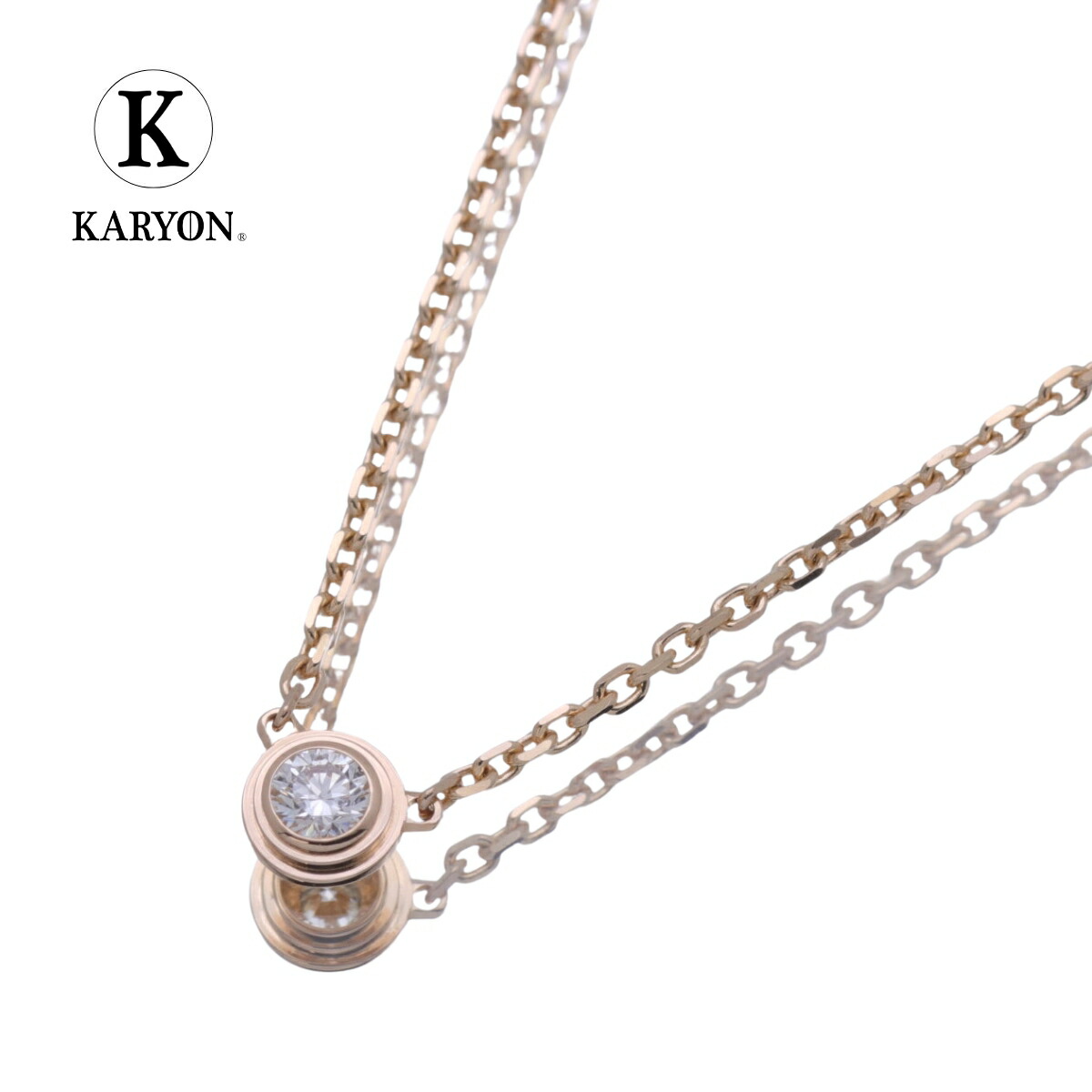 Cartier ゴールド ラウンドペンダント ネックレス Cartier】シンボル ペンダント イエローゴールド 送料込み