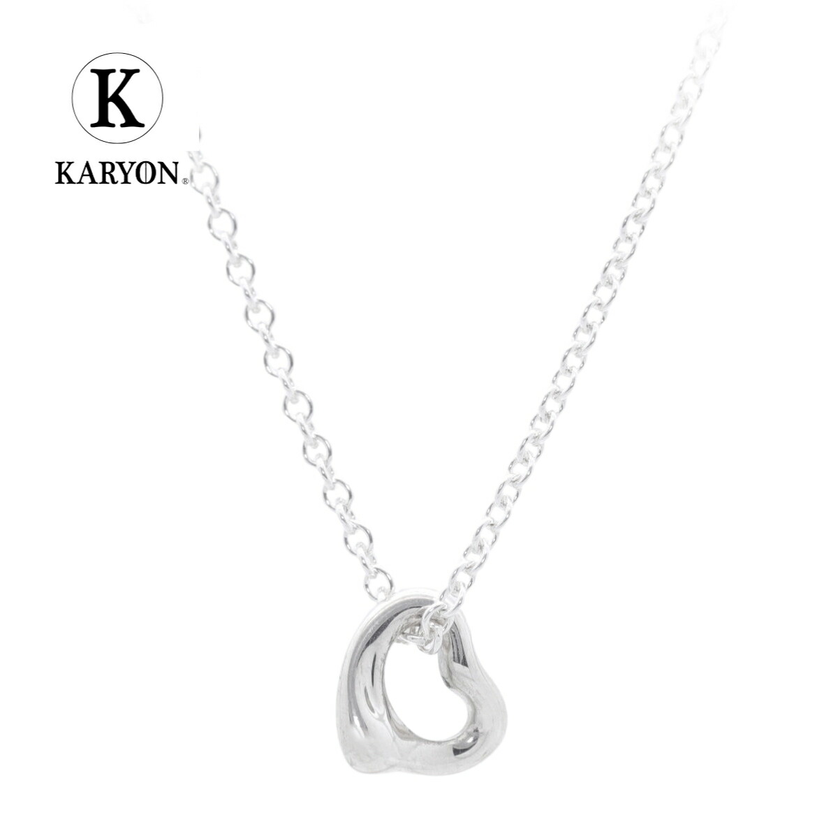 TIFFANY&Co ティファニー オープンハート ネックレス