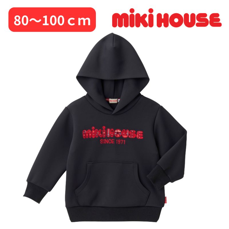 ミキハウス パーカー 80cm 90cm 100cm ベビー服 出産祝い プレゼント 子ども服 正規品 赤ちゃん お出かけ 孫 まご オールシーズン 男の子 女の子 1歳 2歳 3歳 ギフトラッピング クリスマスプレゼント