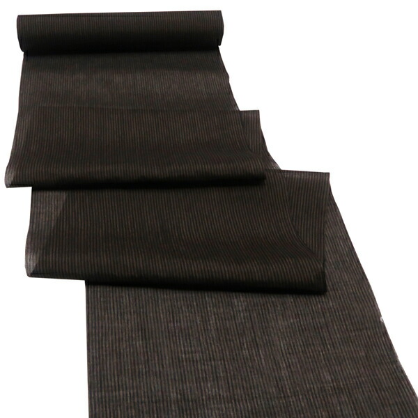 楽天市場】≪20%OFF/スーパーSALE≫能登上布 着物 仕立て付き 茶 絣 縞