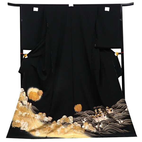 楽天市場】黒留袖 友禅 十日町の有名染匠 仕立て付き 購入 販売 新品
