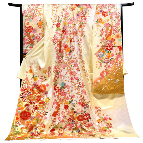 楽天市場】≪20%OFF/スーパーSALE≫【翠山工房・桐屋 辻が花 振袖 ...