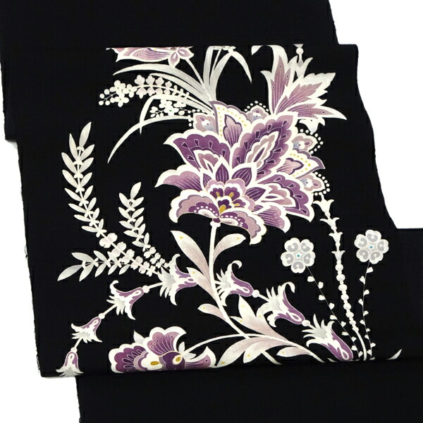 楽天市場】名古屋帯 黒 九寸帯 03 ＜お仕立て込み＞ 送料無料 西陣