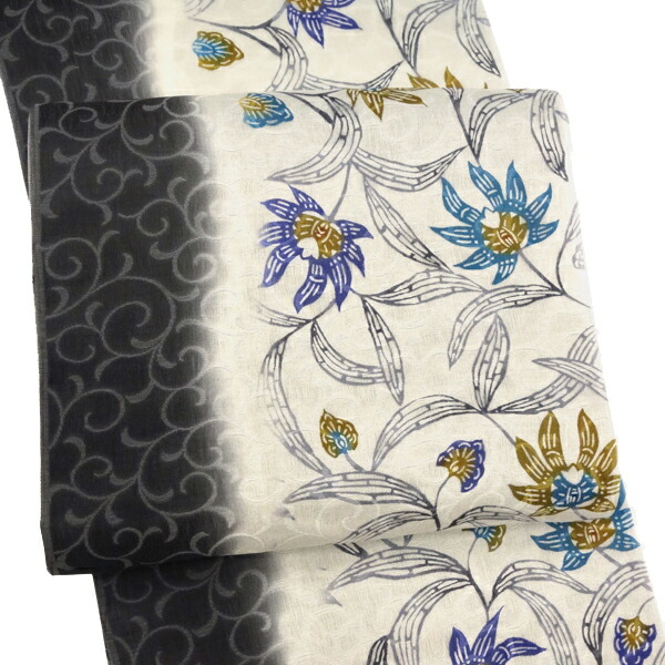 楽天市場】≪20%OFF/スーパーSALE≫弥栄織物 京紅型 名古屋帯 正絹