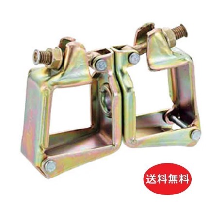 貨物輸送無料 TOP 角クランプ60角 自在(20個入)【1100円/1個】(新品)(タカミヤ) 60角×60角【足がかり材・DIY・60角煙管】