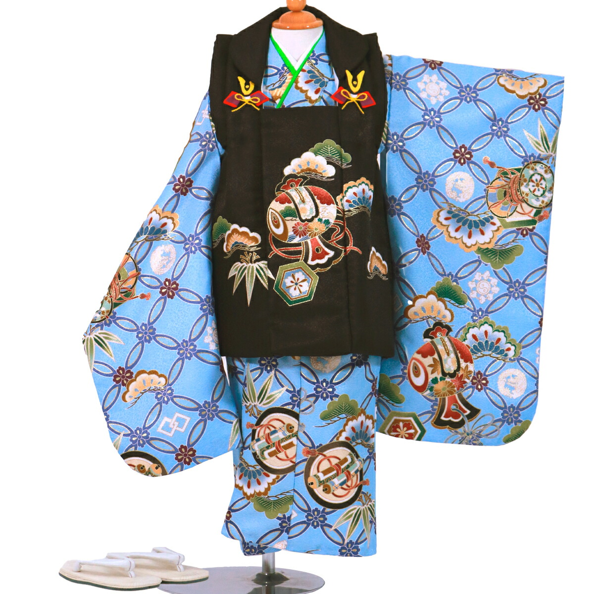 売り切れ必至 レンタル 七五三 着物 3歳 レンタル 七五三 3歳 被布 セット 753 男の子 七五三レンタル 3歳 男児 被布 七五三 三歳男児 被布コート 子供 お祝い着 正月 3歳 3才 着物レンタル 新品足袋プレゼント 水色 Rw 初回限定 Cnoa Ci