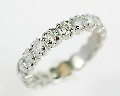 Pt900　1.0ct　ダイヤモンドフルエタニティリング