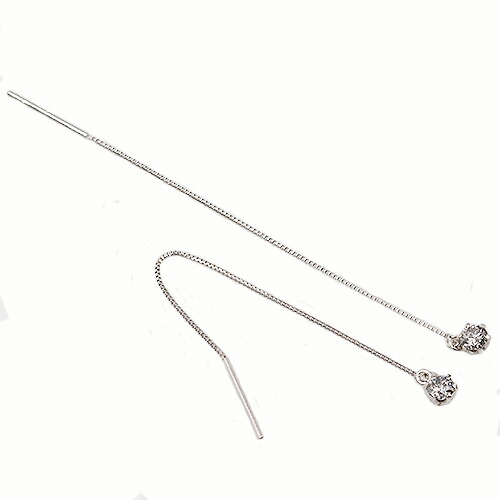 楽天市場】プラチナ 0.15ct ダイヤ ピアス 6爪 スタッド 1粒