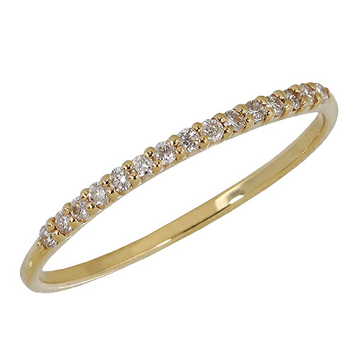 0.1ct ダイヤ 15石 リング K10 WG PG ゴールド ホワイトゴールド ピンクゴールド 指輪 天然ダイヤ スキンジュエリー 華奢 24,090円