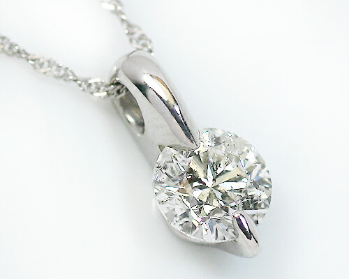 楽天市場】3.0ct プラチナ ダイヤモンド 6爪 ペンダント (Hカラー・I1