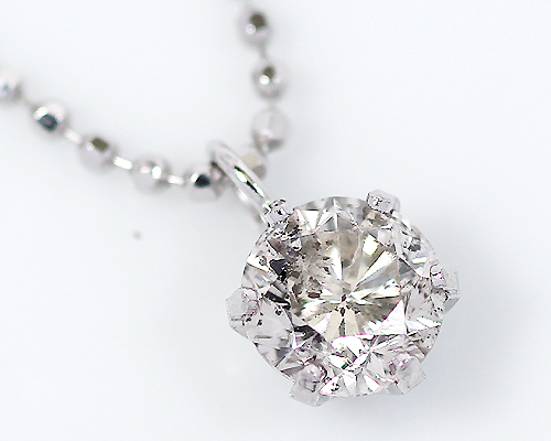 楽天市場】Pt900 0.1ct 一粒 ダイヤモンド ペンダントプラチナ