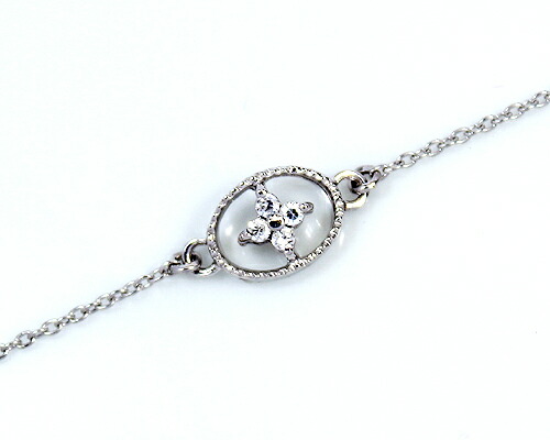 K10/WG/PG　0.04ct　ダイヤモンドブレスレット