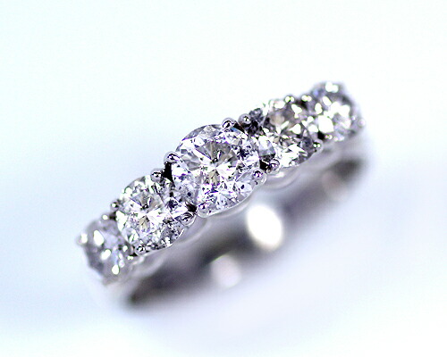 楽天市場】1.0ct プラチナ ダイヤモンド 6爪 リング (Hカラー