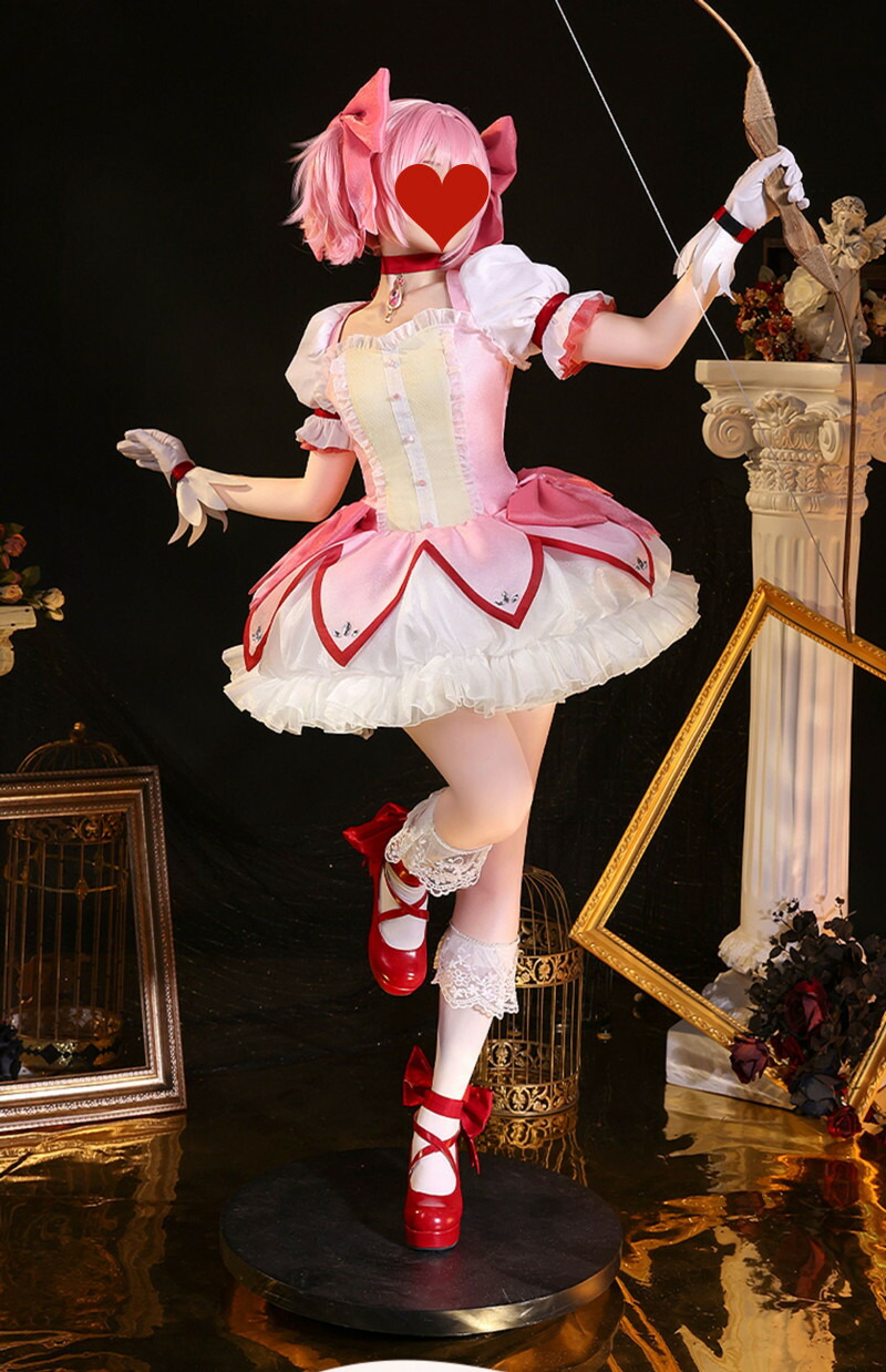 コスプレ コスチューム 鹿目まどか かなめまどか 魔法少女まどか☆マギカ Puella Magi Madoka Magica かつら購入可能