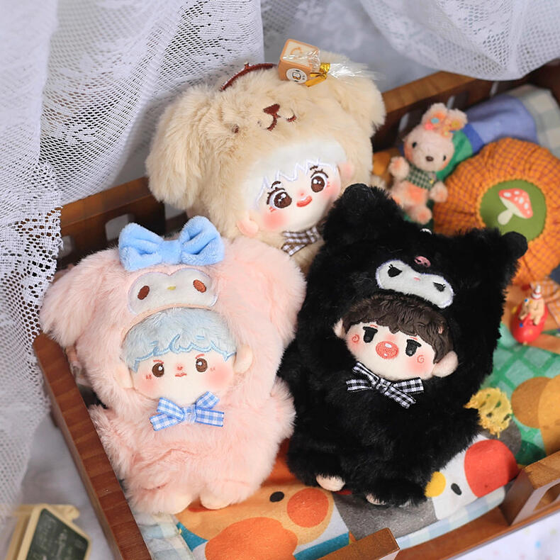 12cm ぬい服 ペアルックねこセット ③ ae43fa03ec19a050e754bef39801f8